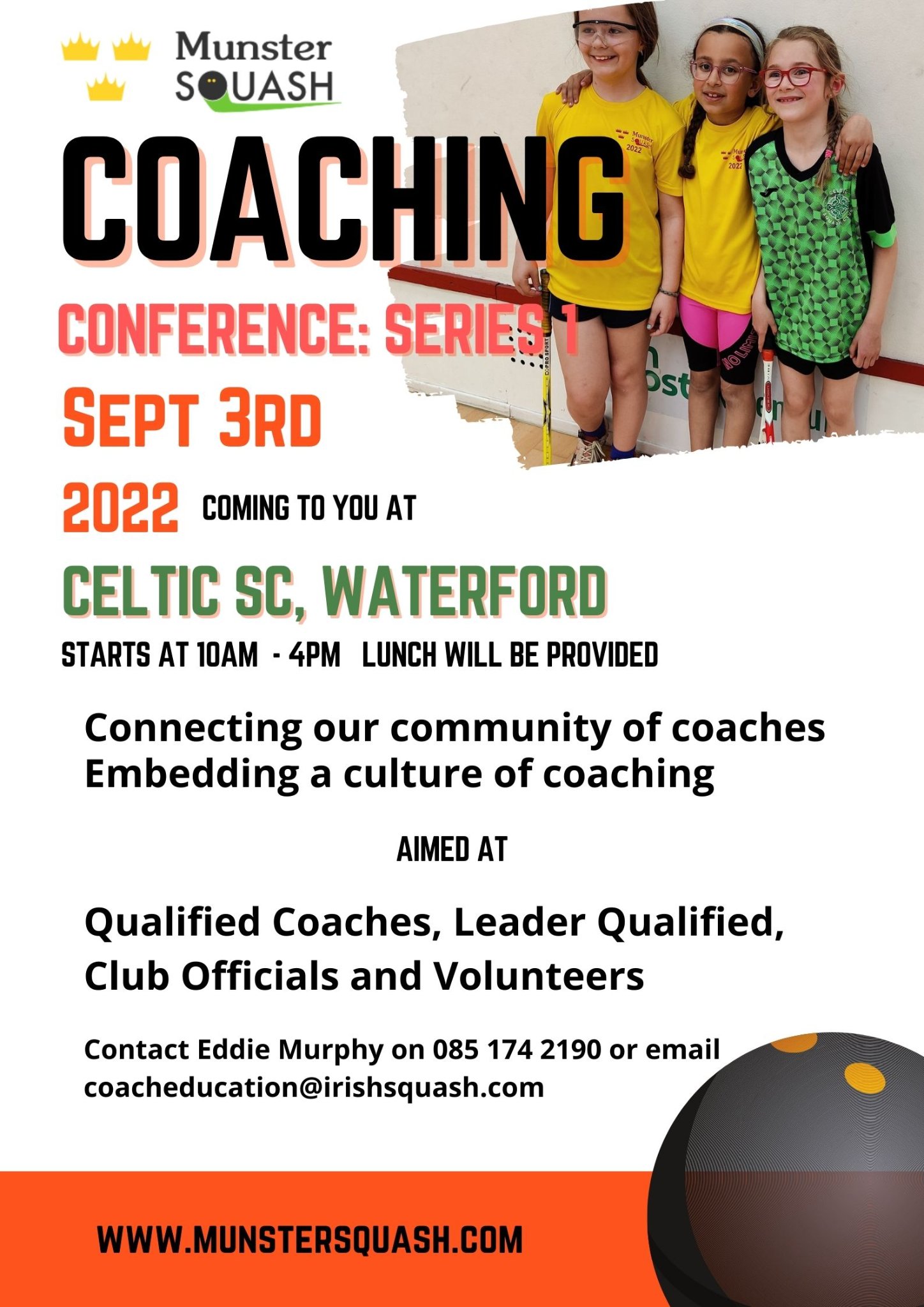 Coaches/Volunteers conference – Series 1
